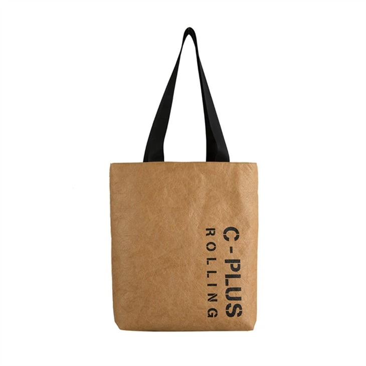 TYVEK SHOPPING BAG-BROWN